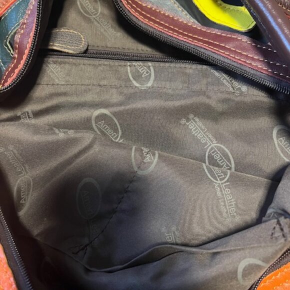 Amerileather Farzan Leather Tote Bag - Picture 3 of 3